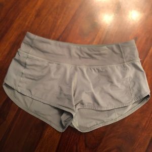 Army green lululemon shorts